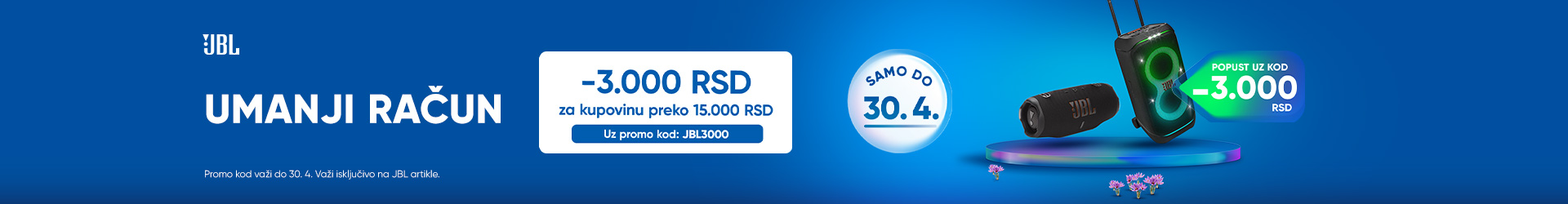 JBL PROMO KOD APRIL