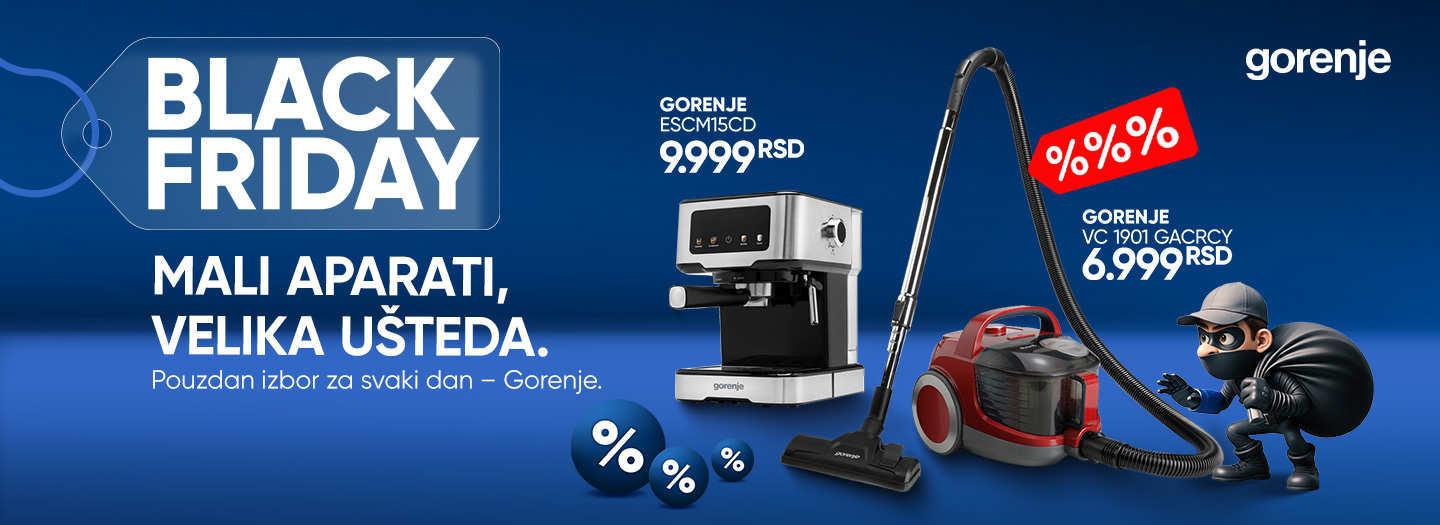 GORENJE MALI KUCNI APARATI BLACK FRIDAY