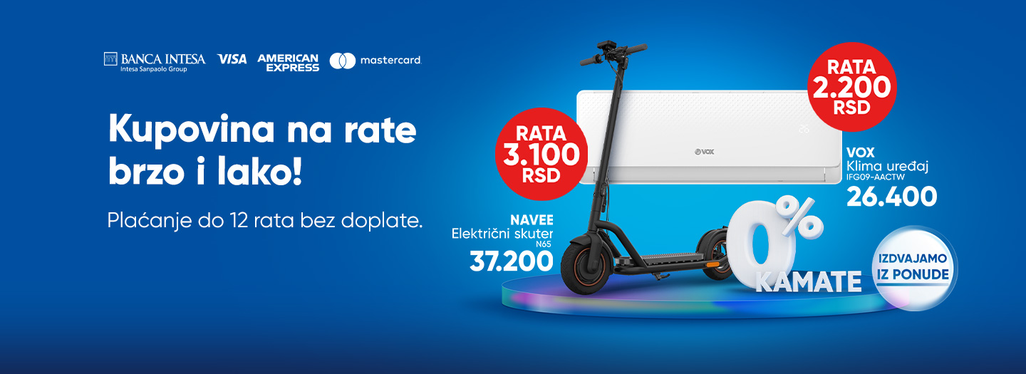 Iskoristi kupovinu na rate bez kamate