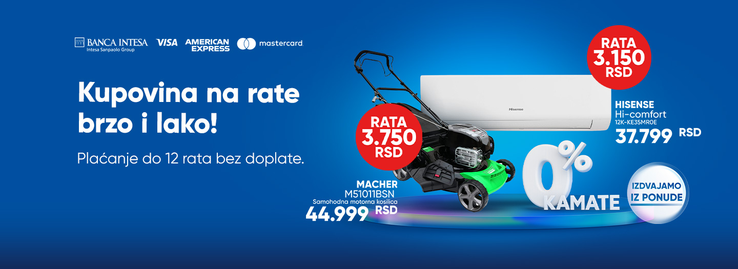 Iskoristi kupovinu na rate bez kamate