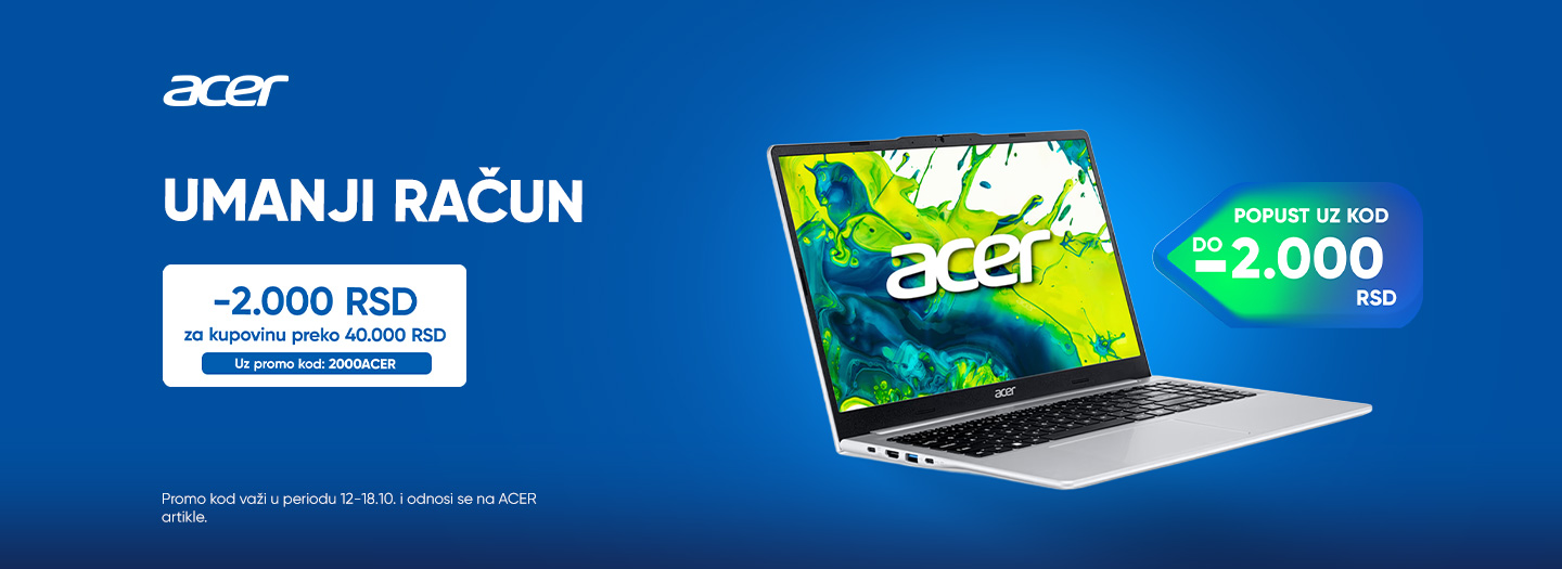Acer Promo Kod Akcija Oktobar
