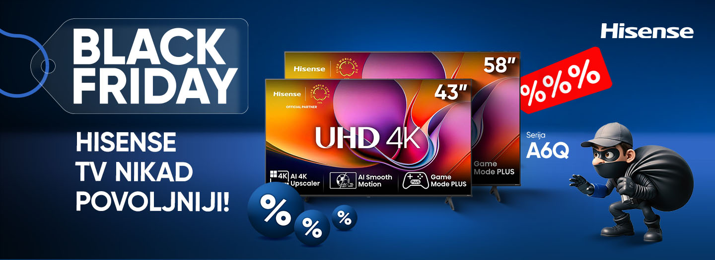 Hisense TV nikad povoljniji