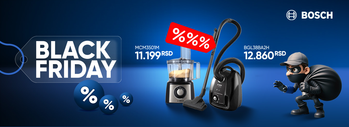 BOSCH MALI KUĆNI APARATI BLACK FRIDAY 2025