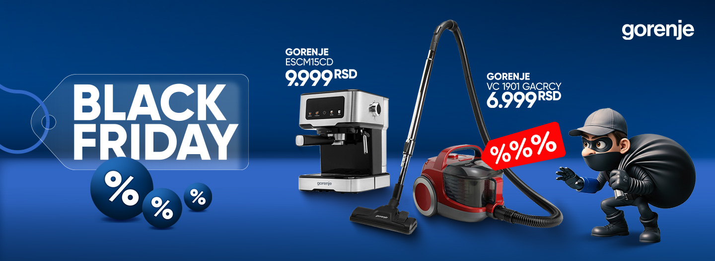 GORENJE MALI KUĆNI APARATI BLACK FRIDAY