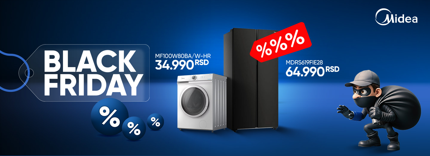 MIDEA BELA TEHNIKA BLACK FRIDAY 2025