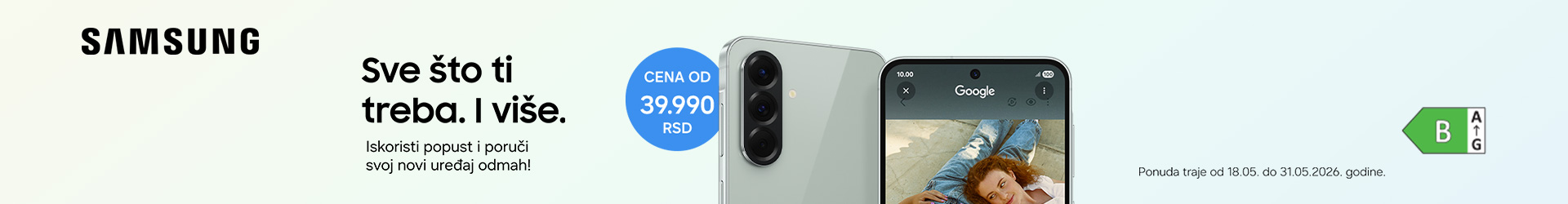 Samsung a56 do 31.5.