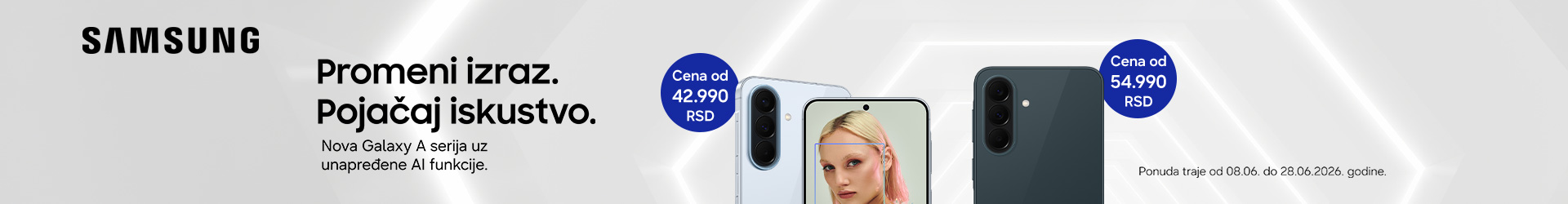 Samsung A37 i A57 od 08.06. do 28.06