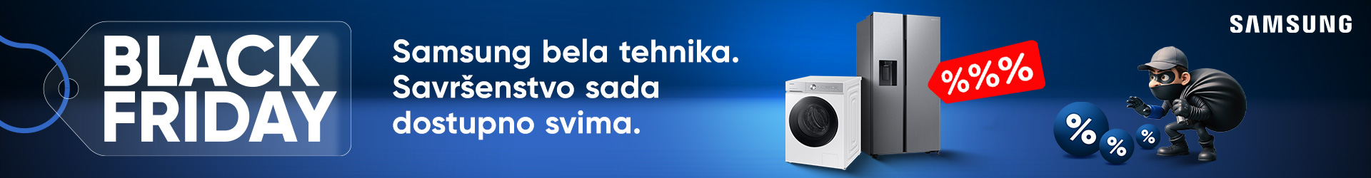 SAMSUNG BELA TEHNIKA BLACK FRIDAY 2025