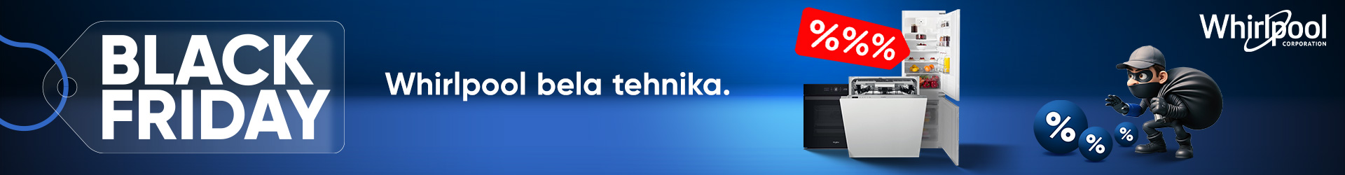 WHIRLPOOL BELA TEHNIKA BLACK FRIDAY 2025