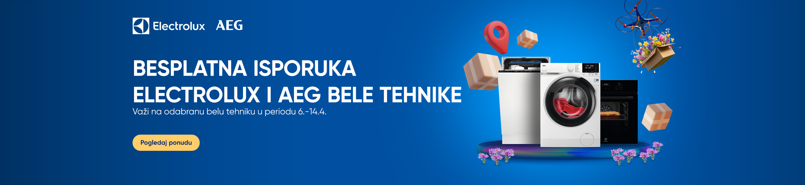 Electrolux i AEG bela tehnika besplatna isporuka akcija