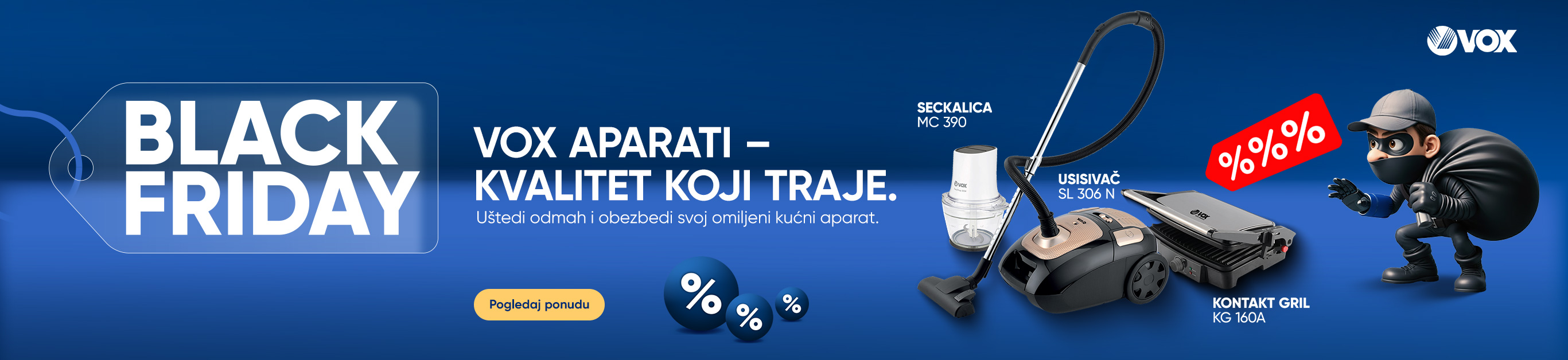 VOX MALI KUĆNI APARATI BLACK FRIDAY