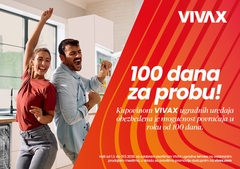 VIVAX ugradna tehnika 100 dana probe