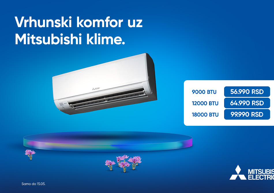 MITSUBISHI KLIME DO 15 MAJA