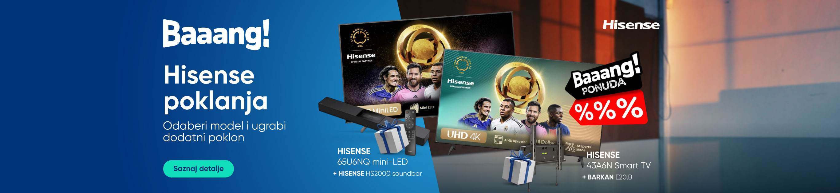 hisense poklanja