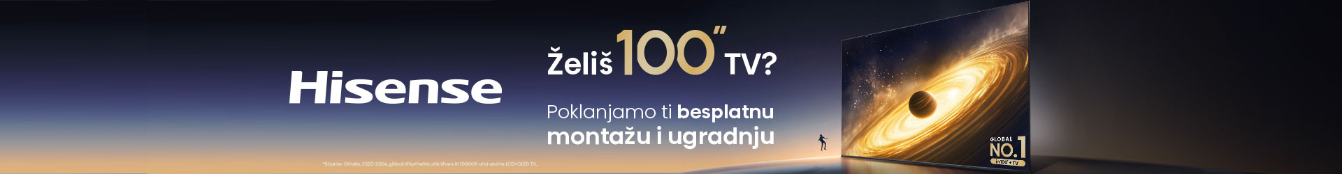 hisense montaza