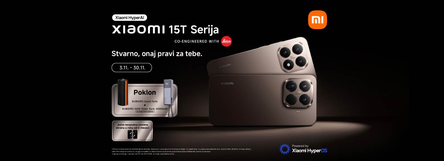 Promocija XIAOMI 15T serije