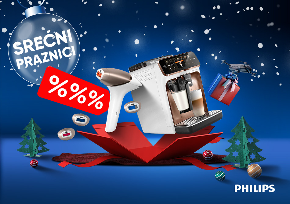PHILIPS MALI KUCNI APARATI I LEPOTA PRAZNICNA PONUDA