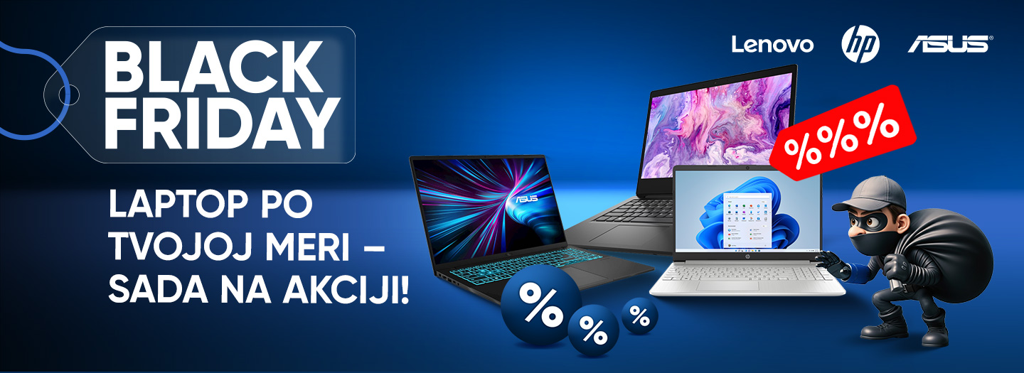LAPTOPOVI BLACK FRIDAY 2025