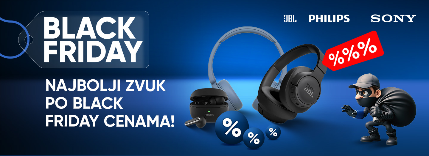 SLUŠALICE BLACK FRIDAY 2025