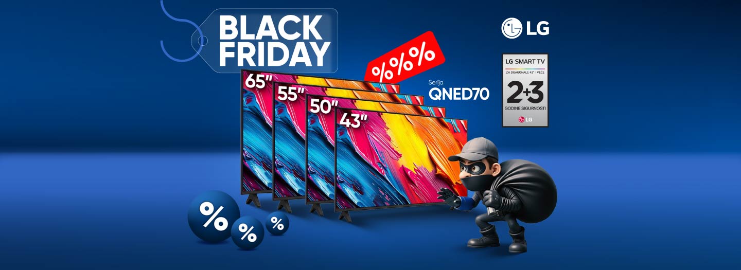 LG televizori black novembar