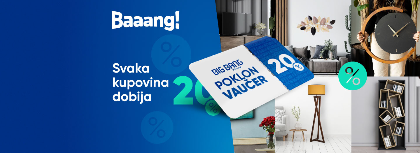 Poklon vaučer 20% za nameštaj