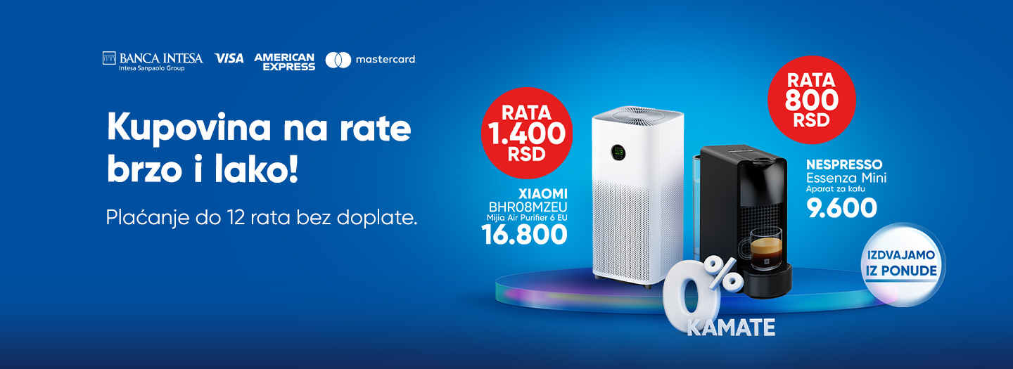 Iskoristi kupovinu na rate bez kamate