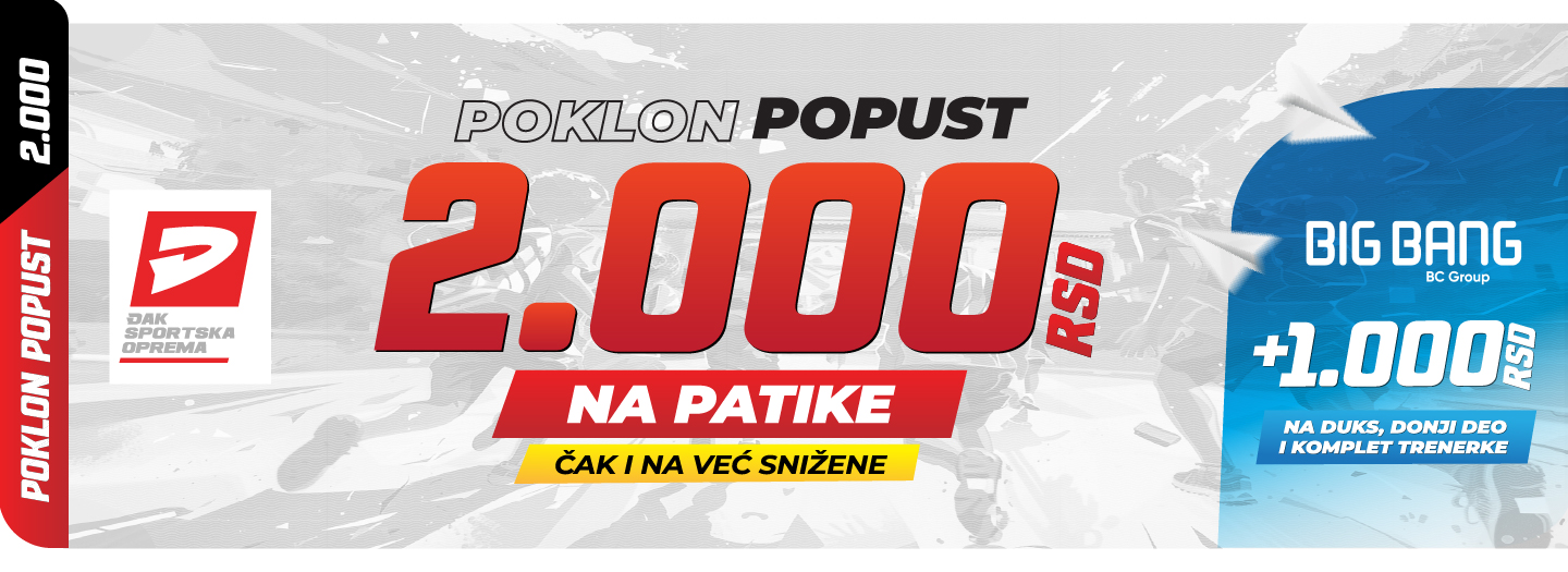 3000 popusta u DJAK SPORTU
