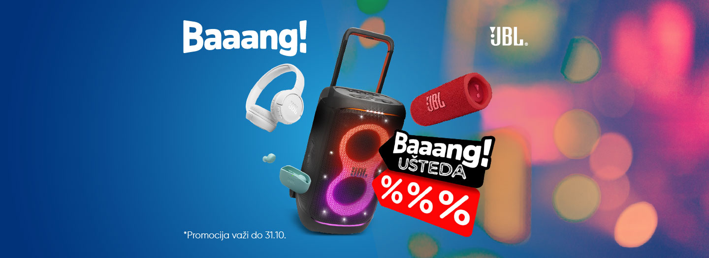 Oktobar donosi sjajne cene JBL proizvoda
