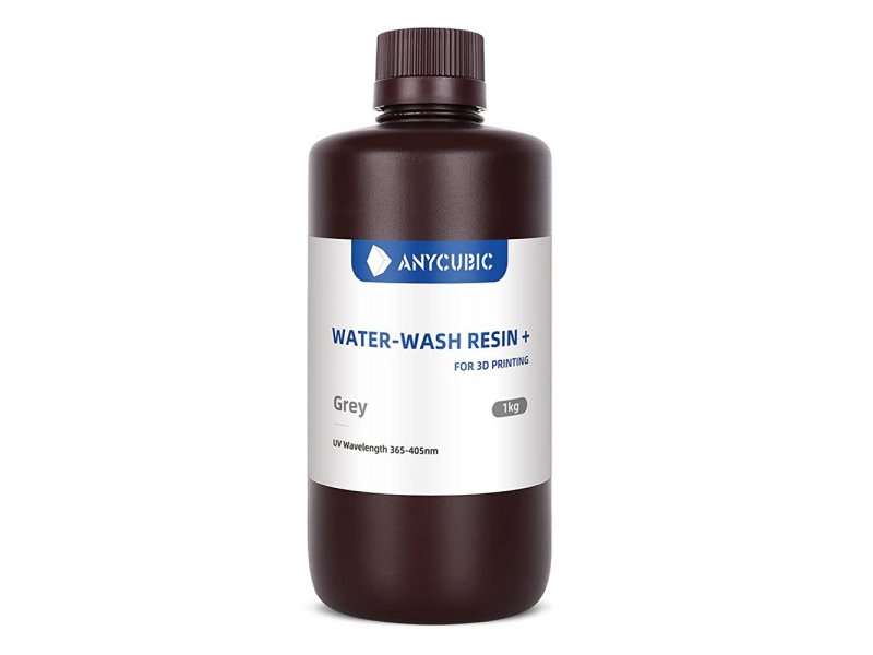Anycubic - Water Washable Resin + - Gris (Grey) - 1 kg main image 0