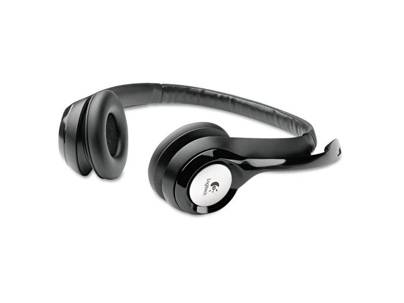 Logitech ClearChat Comfort USB – Cuffie Stereo Con Microfono Cancellazione Rumore, Controllo Volume, Cavo USB, Compatibile PC