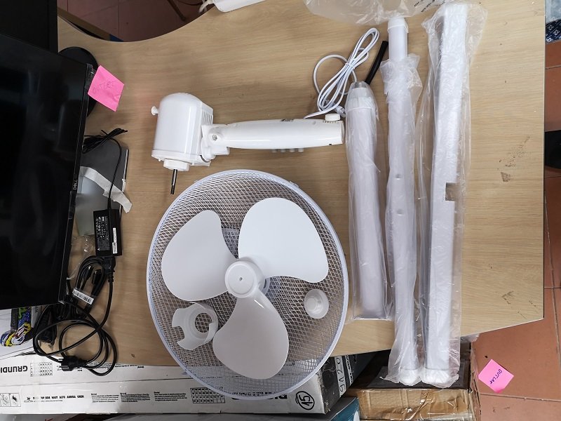 Ventilateur Sur Pied Tristar VE-5893 - 40cm - 3 Vitesses - Oscillation 85° - Hauteur Réglable