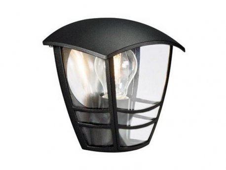 PHILIPS Creek spoljašnja zidna svetiljka crna max 1x60W 15387/30/16