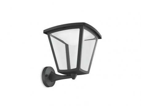 PHILIPS Cottage LED spoljašnja zidna svetiljka crna - na gore 1x4.5W 15480/30/16