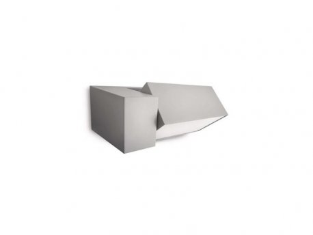 PHILIPS Border spoljašnja zidna svetiljka siva 1x23W 16942/87/16