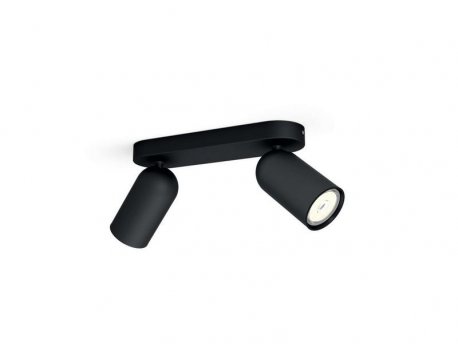 PHILIPS Pongee spot svetiljka crna 2xmax10W 50582/30/PN