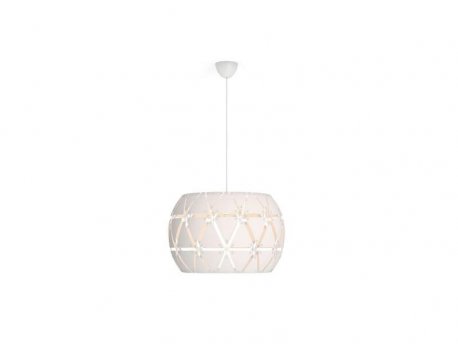 PHILIPS Sandalwood visilica - luster beli 1xmax60W 40918/31/PN