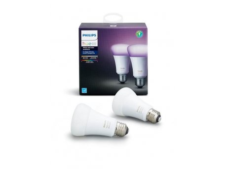 PHILIPS Set 2/1 LED HUE RGB 2x9,5W E27 PH024 PH024