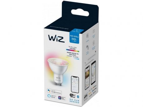 PHILIPS WIZ009 Wi-Fi BLE 4.9W (50W) GU10 922-65 (2700 - 6500K) RGB 1PF/6
