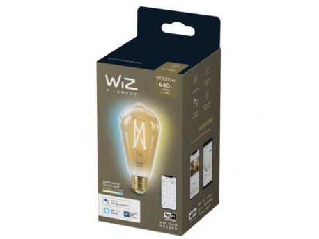 PHILIPS WIZ022 Wi-Fi 50W ST64 E27 920-50 Amb 2000 - 5000K TW 1PF/6