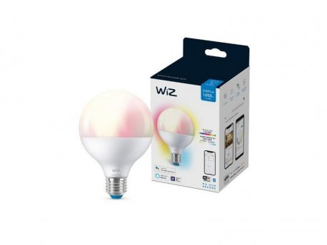 PHILIPS WIZ011 Wi-Fi BLE 11W (75W) G95 E27 922-65 (2700 - 6500K) RGB 1PF/6