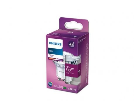 PHILIPS LED Classic SIJALICA 5W (65W) GU10 WH 3000K 36D RF ND 1PF/12 PS721