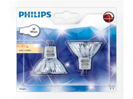 PHILIPS SIJALICA HALOGENA GU5.3 20W 12V  PAKOVANJE 2/1 PS612