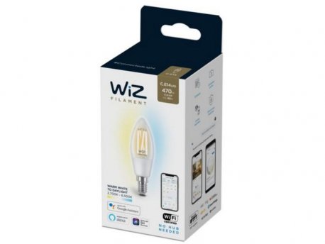 PHILIPS SIJALICE Wi-Fi 40W C35 E14 927-65 2700 - 6500K CL TW 1PF/6 WIZ019