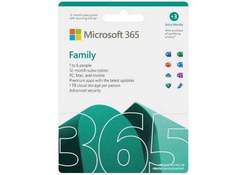 MICROSOFT 365 Family P8 32bit/64bit English jednogodišnja licenca (6GQ-01561)