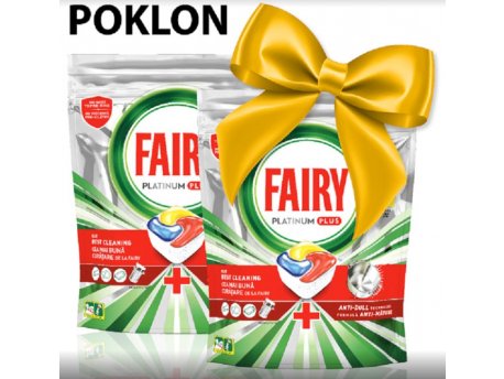 Fairy PLATINUM PLUS TABLETE, 2 kese ( artikal je namenjen kao poklon koji ide uz određene sudomašine, nije za pojedinačnu prodaju)