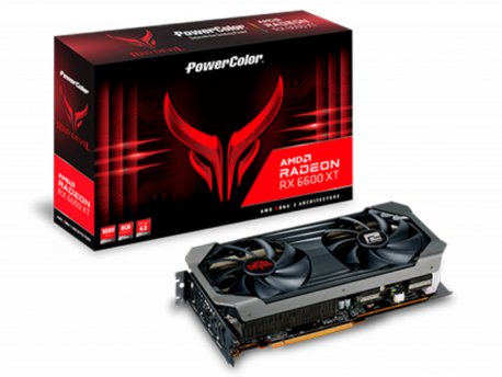 POWER COLOR Red Devil 6600 XT 8GB AXRX-6600XT-8GBD6-3DHE/OC