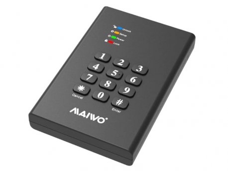 MAIWO Eksterno kućište USB 3.1 tip C na 2.5'' HDD/SSD sa šifrovanjem K2568CKPA