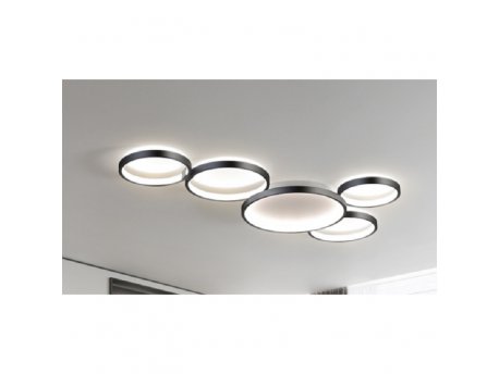 VESTA 373 PLAFONSKA SVETILJKA LED 60W 3000K CRNA
