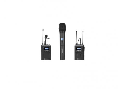 BOYA BY-WM8 Pro-K4 UHF audio set (bežični reporterski mikrofon + bežična bubica + transmiter)