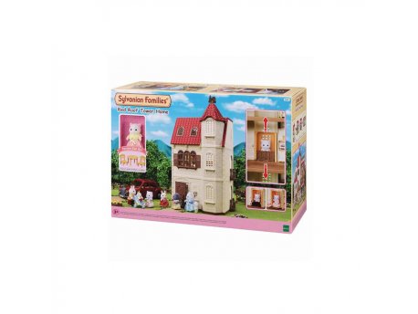 EPOCH SYLVANIAN RED ROOF TOWER HOME